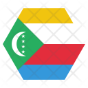 پیش‌نمایش فایل comoros-2 از پک پرچم‌ها شش‌ضلعی جهان
