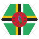 پیش‌نمایش فایل dominica-1 از پک پرچم‌ها شش‌ضلعی جهان