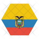 پیش‌نمایش فایل ecuador-2 از پک پرچم‌ها شش‌ضلعی جهان