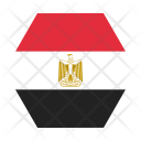 پیش‌نمایش فایل egypt-4 از پک پرچم‌ها شش‌ضلعی جهان