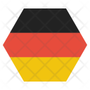 پیش‌نمایش فایل germany-5 از پک پرچم‌ها شش‌ضلعی جهان