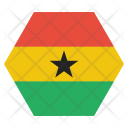 پیش‌نمایش فایل ghana-3 از پک پرچم‌ها شش‌ضلعی جهان