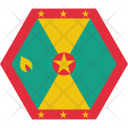 پیش‌نمایش فایل grenada-1 از پک پرچم‌ها شش‌ضلعی جهان