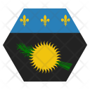 پیش‌نمایش فایل guadeloupe-1 از پک پرچم‌ها شش‌ضلعی جهان
