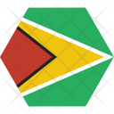 پیش‌نمایش فایل guyana-1 از پک پرچم‌ها شش‌ضلعی جهان