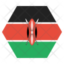 پیش‌نمایش فایل kenya-3 از پک پرچم‌ها شش‌ضلعی جهان
