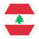 پیش‌نمایش فایل lebanon-4 از پک پرچم‌ها شش‌ضلعی جهان