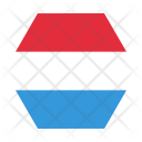 پیش‌نمایش فایل luxembourg-1 از پک پرچم‌ها شش‌ضلعی جهان