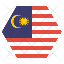 پیش‌نمایش فایل malaysia-2 از پک پرچم‌ها شش‌ضلعی جهان
