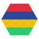پیش‌نمایش فایل mauritius-3 از پک پرچم‌ها شش‌ضلعی جهان