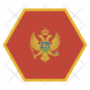 پیش‌نمایش فایل montenegro-1 از پک پرچم‌ها شش‌ضلعی جهان