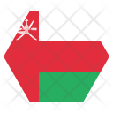 پیش‌نمایش فایل oman-2 از پک پرچم‌ها شش‌ضلعی جهان