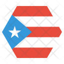 پیش‌نمایش فایل puerto-1 از پک پرچم‌ها شش‌ضلعی جهان