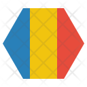 پیش‌نمایش فایل romania-1 از پک پرچم‌ها شش‌ضلعی جهان