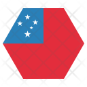 پیش‌نمایش فایل samoa-1 از پک پرچم‌ها شش‌ضلعی جهان