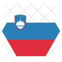 پیش‌نمایش فایل slovenia-4 از پک پرچم‌ها شش‌ضلعی جهان