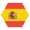 پیش‌نمایش فایل spain-4 از پک پرچم‌ها شش‌ضلعی جهان