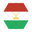 پیش‌نمایش فایل tajikistan-1 از پک پرچم‌ها شش‌ضلعی جهان