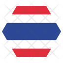 پیش‌نمایش فایل thailand-5 از پک پرچم‌ها شش‌ضلعی جهان