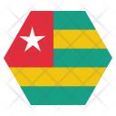 پیش‌نمایش فایل togo-2 از پک پرچم‌ها شش‌ضلعی جهان