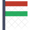 پیش‌نمایش فایل hungary-3 از پک پرچم‌های جهان
