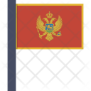 پیش‌نمایش فایل montenegro-2 از پک پرچم‌های جهان
