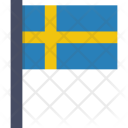پیش‌نمایش فایل sweden-5 از پک پرچم‌های جهان
