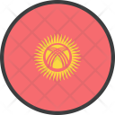 پیش‌نمایش فایل kyrgyzstan-7 از پک پرچم‌های جهان