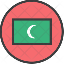 پیش‌نمایش فایل maldives-7 از پک پرچم‌های جهان