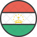 پیش‌نمایش فایل tajikistan-7 از پک پرچم‌های جهان