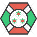 پیش‌نمایش فایل burundi-9 از پک دورخط‌ها پرچم‌های جهان