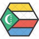 پیش‌نمایش فایل comoros-9 از پک دورخط‌ها پرچم‌های جهان