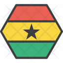 پیش‌نمایش فایل ghana-10 از پک دورخط‌ها پرچم‌های جهان