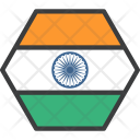 پیش‌نمایش فایل india-10 از پک دورخط‌ها پرچم‌های جهان