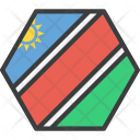 پیش‌نمایش فایل namibia-10 از پک دورخط‌ها پرچم‌های جهان