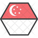 پیش‌نمایش فایل singapore-9 از پک دورخط‌ها پرچم‌های جهان