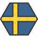 پیش‌نمایش فایل sweden-11 از پک دورخط‌ها پرچم‌های جهان