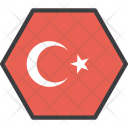 پیش‌نمایش فایل turkey-17 از پک دورخط‌ها پرچم‌های جهان