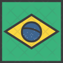 پیش‌نمایش فایل brazil-13 از پک دورخط‌ها پرچم‌های جهان