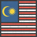 پیش‌نمایش فایل malaysia-10 از پک دورخط‌ها پرچم‌های جهان