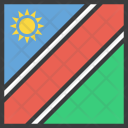 پیش‌نمایش فایل namibia-11 از پک دورخط‌ها پرچم‌های جهان