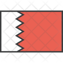 پیش‌نمایش فایل bahrain-10 از پک دورخط‌ها پرچم‌های جهان