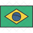 پیش‌نمایش فایل brazil-14 از پک دورخط‌ها پرچم‌های جهان