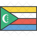 پیش‌نمایش فایل comoros-11 از پک دورخط‌ها پرچم‌های جهان