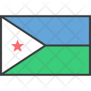 پیش‌نمایش فایل djibouti-11 از پک دورخط‌ها پرچم‌های جهان