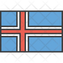 پیش‌نمایش فایل iceland-11 از پک دورخط‌ها پرچم‌های جهان