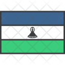 پیش‌نمایش فایل lesotho-11 از پک دورخط‌ها پرچم‌های جهان