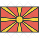 پیش‌نمایش فایل macedonia-10 از پک دورخط‌ها پرچم‌های جهان