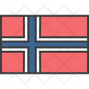 پیش‌نمایش فایل norway-13 از پک دورخط‌ها پرچم‌های جهان
