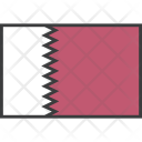 پیش‌نمایش فایل qatar-10 از پک دورخط‌ها پرچم‌های جهان